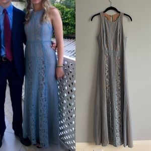 Light blue BCBG column dress